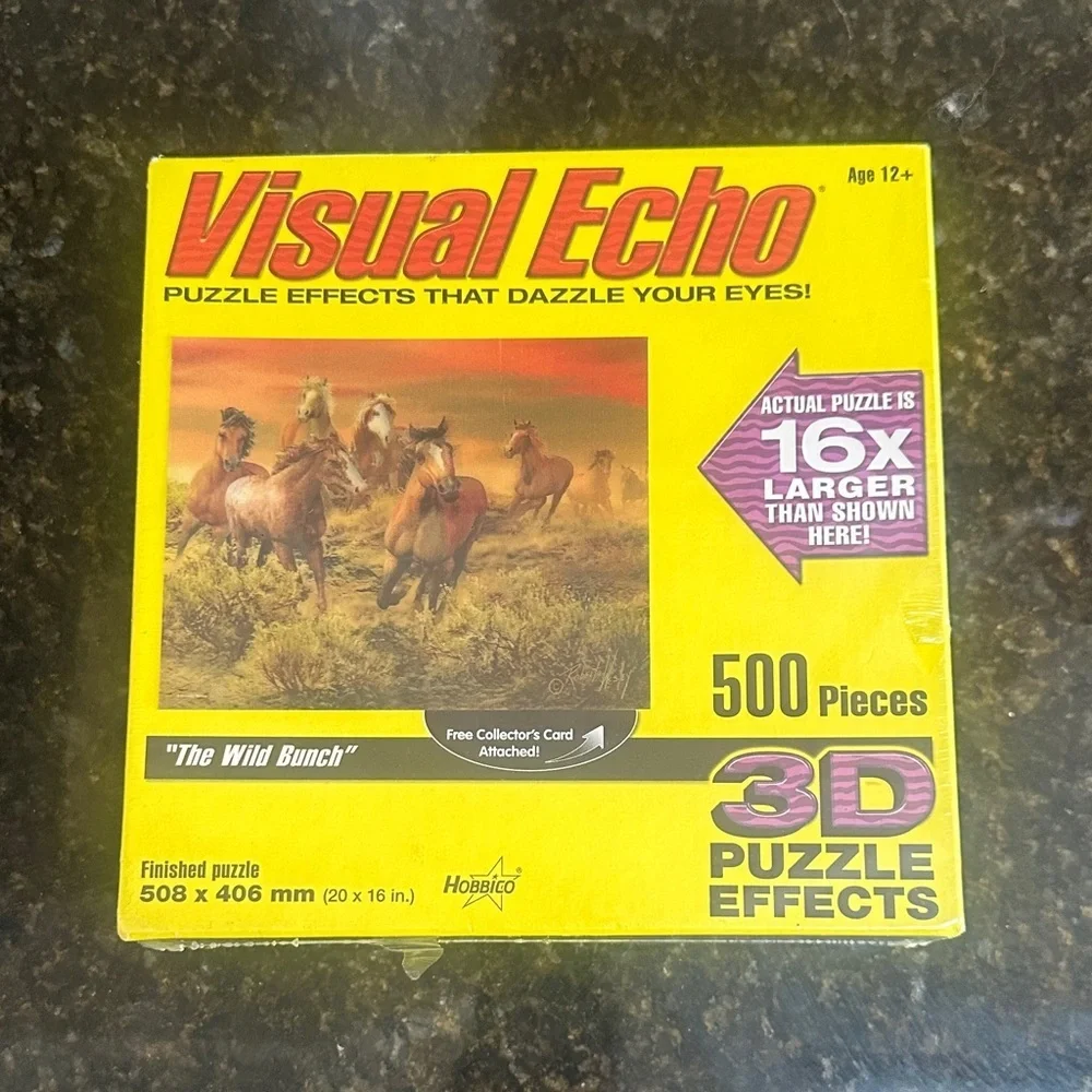 🆕 3D PUZZLE - The Wild Bunch - SEALED NIB by visual echo